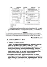 Предварительный просмотр 6 страницы Panasonic PV-C1323A Service Manual