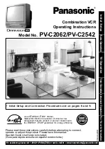 Предварительный просмотр 159 страницы Panasonic PV-C1323A Service Manual