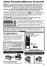 Предварительный просмотр 161 страницы Panasonic PV-C1323A Service Manual