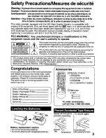 Preview for 3 page of Panasonic PV-C1342 Operating Manual