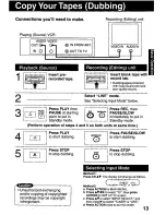 Preview for 13 page of Panasonic PV-C1342 Operating Manual