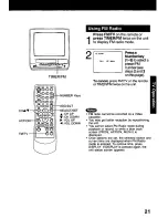 Preview for 21 page of Panasonic PV-C1342 Operating Manual