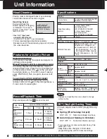 Preview for 4 page of Panasonic PV C1343 Operating Instructions Manual