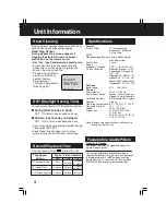 Preview for 4 page of Panasonic PV-C2022-K Operating Instructions Manual