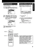 Preview for 9 page of Panasonic PV-C2022 Operating Instructions Manual