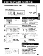 Preview for 13 page of Panasonic PV-C2022 Operating Instructions Manual