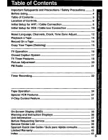 Preview for 5 page of Panasonic PV-C2031W Operating Manual