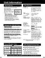 Preview for 4 page of Panasonic PV C2062 Operating Instructions Manual