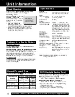 Предварительный просмотр 4 страницы Panasonic PV-C2063A User Manual