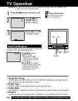 Предварительный просмотр 14 страницы Panasonic PV-C2063A User Manual