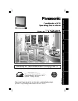 Panasonic PV-C2522-K Operating Instructions Manual preview