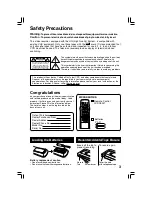 Предварительный просмотр 3 страницы Panasonic PV-C2522-K Operating Instructions Manual