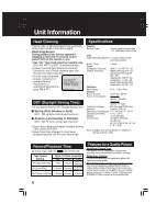 Предварительный просмотр 4 страницы Panasonic PV-C2522-K Operating Instructions Manual