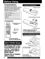 Preview for 4 page of Panasonic PV-C2541 Operating Manual