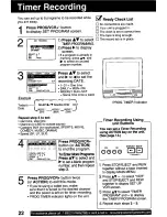 Preview for 22 page of Panasonic PV-C2541 Operating Manual