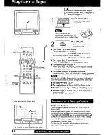 Preview for 12 page of Panasonic PV-C2q20 Operating Instructions Manual