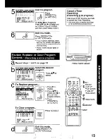 Preview for 15 page of Panasonic PV-C2q20 Operating Instructions Manual