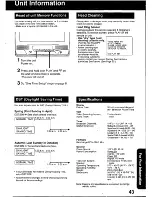 Preview for 43 page of Panasonic PV-C2q20 Operating Instructions Manual