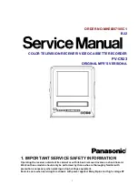 Preview for 1 page of Panasonic PV-C923 OmniVision Service Manual