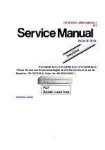 Panasonic PV-D4733S-K Service Manual preview