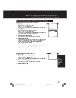 Preview for 45 page of Panasonic PV-D4734S-K Operating Instructions Manual