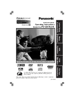 Panasonic PV-D4742-K Operating Instructions Manual preview