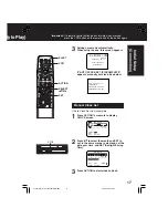 Preview for 17 page of Panasonic PV-D4753SK Operating Instructions Manual