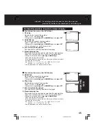 Preview for 45 page of Panasonic PV-D4754SK Operating Instructions Manual