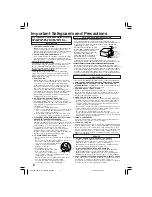 Preview for 2 page of Panasonic PV-D4763SK Operating Instructions Manual