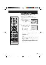 Preview for 19 page of Panasonic PV-D744S-A Operating Instructions Manual