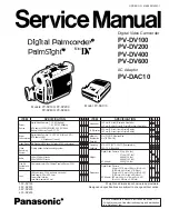 Panasonic PV-DAC10 Service Manual preview