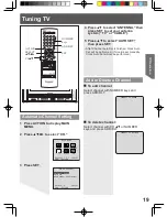 Предварительный просмотр 19 страницы Panasonic PV-DF2004-K Operating Instructions Manual