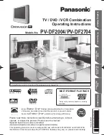 Panasonic PV DF2004 Operating Instructions Manual preview