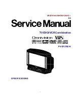 Panasonic PV-DF2700-K Service Manual предпросмотр