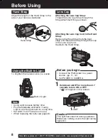 Preview for 8 page of Panasonic PV-DV52 Operating Instructions Manual