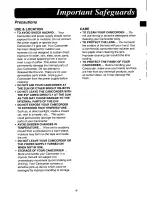 Предварительный просмотр 5 страницы Panasonic PV-DV950 Operating Manual