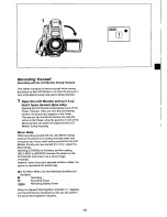 Предварительный просмотр 19 страницы Panasonic PV-DV950 Operating Manual