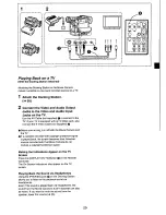 Предварительный просмотр 29 страницы Panasonic PV-DV950 Operating Manual