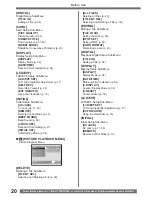 Preview for 20 page of Panasonic PV-GS16 - Mini Dv Digital Video Camcorder Operating Instructions Manual