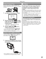 Preview for 21 page of Panasonic PV-GS16 - Mini Dv Digital Video Camcorder Operating Instructions Manual