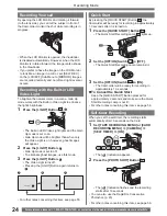 Preview for 24 page of Panasonic PV-GS16 - Mini Dv Digital Video Camcorder Operating Instructions Manual