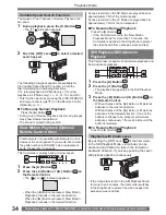 Preview for 34 page of Panasonic PV-GS16 - Mini Dv Digital Video Camcorder Operating Instructions Manual