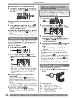 Preview for 36 page of Panasonic PV-GS16 - Mini Dv Digital Video Camcorder Operating Instructions Manual