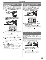 Preview for 39 page of Panasonic PV-GS16 - Mini Dv Digital Video Camcorder Operating Instructions Manual