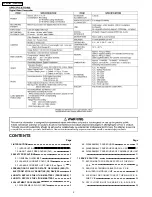 Предварительный просмотр 2 страницы Panasonic PV-GS180P Service Manual