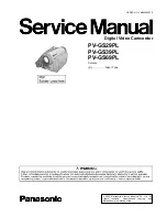 Предварительный просмотр 1 страницы Panasonic PV-GS29PL Service Manual