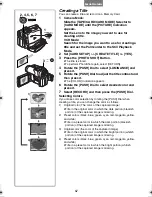 Preview for 61 page of Panasonic PV-GS50S Operating Instructions Manual