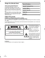 Предварительный просмотр 2 страницы Panasonic PV-GS65 Operating Instructions Manual