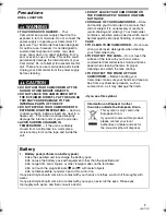 Preview for 5 page of Panasonic PV-GS80 Operating Instructions Manual