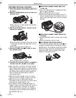 Предварительный просмотр 18 страницы Panasonic PV-GS83 - Palmcorder Camcorder - 680 KP Operating Instructions Manual